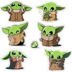 Baby Yoda Sticker Telefon Laptop Notebook Tablet Defter Matara Stiker Etiket ST645