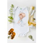 Baby&Baby Babam Annemin En Güzel Hediyesi Benim Pamuklu Organik Baskılı Unisex Bebek Body Zıbın