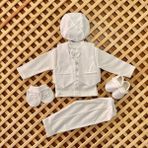 Babybiss Erkek Bebek Mevlüt Takımı - 0 - 6 Ay - 001-Krem