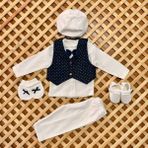 Babybiss Erkek Bebek Mevlüt Takımı - 0 - 6 Ay - Lacivert