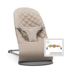 Babybjörn Balance Bliss Oyuncaklı 3D Jersey Sand Grey Ana Kucağı Cotton