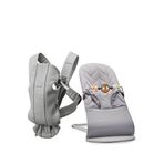 Babybjörn Bliss Petal Woven Pastel Oyuncaklı 0-13 Kg Ana Kucağı Ve Mini 3d Jersey Light Grey Kanguru 2'li Set - Gri