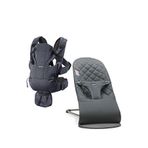 Babybjörn Bliss Woven 0-13 Kg Ana Kucağı Ve Move Mesh Anthracite Kanguru 2'li Set