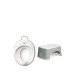 Babybjörn Grey White Klozet Adaptörü Ve Safe Step Banyo Basamağı - Gri