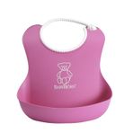 BabyBjorn Pink Yumuşak Plastik Mama Önlüğü