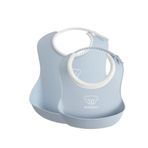 Babybjorn Powder Blue Yumuşak Plastik Mama Önlüğü Seti