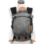 Babyboroosh New Age Bebekle Büyüyen %100 Pamuklu Ergonomik Bebek Kanguru (0-4 Yaş) - STARS BARUT - Lacivert - Krem