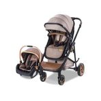 Babycare BC 300 Kahve Exen Alüminyum Travel Sistem Bebek Arabası