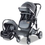 Babycare BC 440 Colarado Chrome Travel Sistem Gri Bebek Arabası