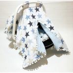 Babycity Pamuk Müslin Çok Amaçlı Çift Katlı Müslin Puset Örtüsü ve Minderi - 0 - 13 kg - Gri