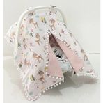 Babycity Pamuk Müslin Çok Amaçlı Çift Katlı Müslin Puset Örtüsü ve Minderi - 0 - 13 kg - Hardal