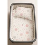 Babycitytr %100 Pamuk Müslin Bebek Yatak Çarşafı & Yastık Seti Yumuşacık, Nefes Alan