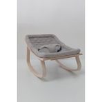 Babycom Gri Naturel Ahşap Sallanır Ana Kucağı Ergonomik Yapı ile Güvenli Bebek Taşıma