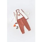BabyCosy Bebek 3 Parça Kaplumbağa Kadife Yelek Takım, Bebek Ve Yenidoğan Serisi - Csyk6026