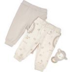 BabyCosy Organic Wear Bebek 2'li Pantolon %100 Organik Pamuk , Bebek - Yenidoğan- CSY8180 - Ekru - 18 - 24 Ay