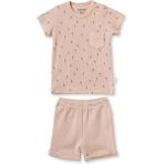BabyCosy Organic Wear Bebek Kısa Kollu Tişört ve Pantolon Takımı, %100 Pamuk, Bebek ve Yenidoğan Serisi - CSYM31113 - 12 - 18 Ay - Taş Rengi