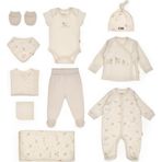 Babycosy Organic Wear GOTS Sertifikalı,10’lu Organik Pamuk Bebek Hastane Çıkış Seti–Yenidoğan&Organik Koleksiyon