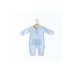 Babydola 12593 Mavi Erkek Bebek Tulum