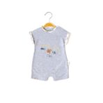 Babydola 12903 Erkek Bebek Kısa Kollu Penye Tulum