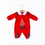Babydola 13418 Kırmızı Kız Bebek Tulum
