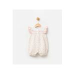 Babydola 13682 Kız Bebek Kısa Kollu Çiçekli Tulum