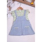 Babydola Kız Bebek Elbise Salopet 15026 - Açık Yeşil - 18 - 24 Ay