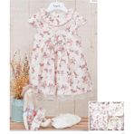 Babydola Kız Bebek Elbise Set Çiçekli Dantel Detaylı Bayramlık 5'li Kutu Pembe 11726 - 18 Ay