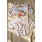 Babydonat Tinybee Leke Tutmaz Sıvı Geçirmez Uzun Kollu Bebek Mama Önlüğü - 2'li Set Blw Uyumlu Kırıntı Cepli 6-24 Ay - Çok Renkli - Standart