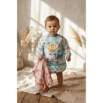 Babydonat Tinyguard Su Geçirmez Uzun Kollu Bebek Mama ve Aktivite Önlüğü 6-24 Ay - 2'li Set Bear & Traffic Serisi Leke Tutmaz Blw Önlüğü - Çok Renkli - Standart