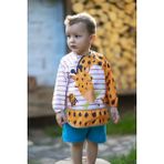 Babydonat Zürafa Desenli Sıvı Geçirmez Uzun Kollu Unisex Bebek Mama ve Aktivite Önlüğü 6-24 Ay - Çok Renkli - Standart