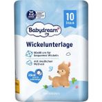 Babydream Bebek Alt Değiştirme Örtüsü 60x60 cm 10 Adet Nötr pH Değerine Sahip Özel Lifli Yapı
