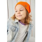 Babygiz Kız Bebek Çocuk Turuncu Şapka Bere El yapımı Rahat Cild dostu %100 Pamuklu Kaşkorse BG85502SA