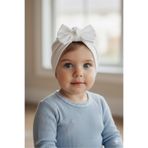 Babygiz Kız Çocuk %100 Pamuklu Esnek Penye Fiyonk Detaylı Bone Bere