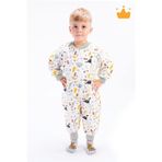 Babyhola 2-8 Yaş Elyaf Dolgulu 2.5 Tog Çocuk Uyku Tulumu - Gri