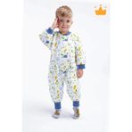 Babyhola 2-8 Yaş Elyaf Dolgulu 2.5 Tog Premium Kalite Çocuk Uyku Tulumu Mavi Dinozor