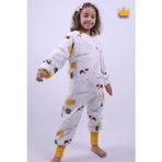 Babyhola 2-9 Yaş Elyaf Dolgulu 2.5 Tog Çocuk Uyku Tulumu Büyük Dinozor 23504