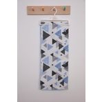 Babyhola Çok Amaçlı Bebek Çocuk Pazen Bezi Örtü Battaniye 80x90 Üçgen Desen