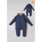 Babyhola Fermuarlı Tavşan Kulaklı Tulum 5014 - Standart - Renkli