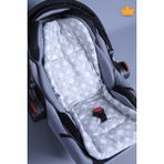 Babyhola Gri Puset ve Bebek Oto Koltuğu Minderi