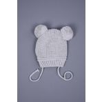 Babyhola Triko Cift Ponponlu Baglamali Kiz Erkek Bebek Yenidogan 0-3 Ay Bere 0946