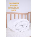 Babyhola Yıkanabilir Anti-alerjik %100 Mikrofiber Elyaf Bebek Yorganı 100cmx150cm
