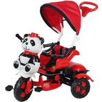 Babyhope 127 Little Panda Kırmızı-Beyaz Bisiklet