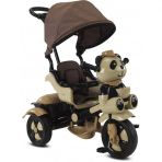 Babyhope 127A Lıttle Panda Lux Itmelı Ebeveyn Kontrollu Bebek Bısıkletı Kahverengı