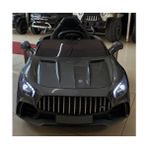 Babyhope 12V Mercedes Gtr Akülü Araba Uzaktan Kumandalı Tek Kişilik 1-4 Yaş Gri LED Işıklı