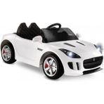 Babyhope 442 Cougar Akülü Araba 12V Uzaktan Kumandalı Tek Kişilik Yarış Arabası 35 kg Kapasite - Beyaz