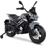 Babyhope 447 Motocross Akülü Motor 12V Gri Tek Kişilik 25 kg Taşıma Kapasitesi ile Konforlu Kullanım