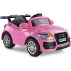 Babyhope Audi Yarış Arabası 12 V Akülü Araba 436 Tek Kişilik 30 kg Taşıma Kapasitesi Özellikli Pembe