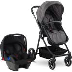 BabyHope Baby Hope Pasific Travel Sistem Bebek Arabası Gri - Stardust Black
