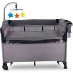 Babyhope BH-1080 Royal Grey 70x110 cm Anne Yanı Oyun Parkı Beşik