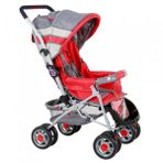 Babyhope BH604 Kırmızı-Bej Bebek Arabası
